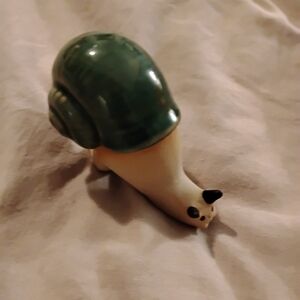 Clay snail figure